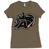 army secondary Ladies Fitted T-Shirt