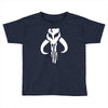 mandalorian symbol star wars tee boba fett bantha skull jedi sith Toddler T-shirt