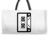 retro cassette Weekender Totes