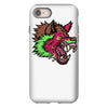 pink punk wolf iPhone 8