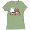 science bless america Ladies Fitted T-Shirt