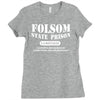 folsom state prison Ladies Fitted T-Shirt