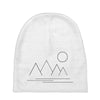 Mountains and Sun Baby Beanies
