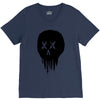 trickle skull V-Neck Tee