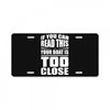 this is perfect for lake days! License Plate