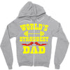 strongest dad Zipper Hoodie