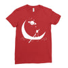 On The Moon Ladies Fitted T-Shirt