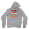 my face is my halloween Unisex Hoodie