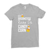 candy corn Ladies Fitted T-Shirt