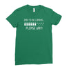 dad to be loading please wait new Ladies Fitted T-Shirt