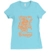 scary krampus Ladies Fitted T-Shirt