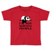 im Not Morning People Toddler T-shirt