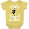 simple man running Baby Bodysuit