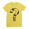 question mark Ladies Fitted T-Shirt