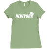 new york Ladies Fitted T-Shirt