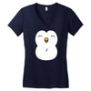 cute penguin Women's V-Neck T-Shirt
