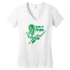 zombie bro Women's V-Neck T-Shirt