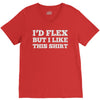 i'd flex but i like this shirt V-Neck Tee