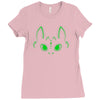 neon toothless Ladies Fitted T-Shirt