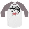 snake head 3/4 Sleeve Shirt
