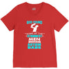 god found autism dad V-Neck Tee