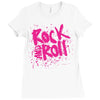 rock music r2 Ladies Fitted T-Shirt