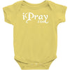 i pray 2 god Baby Onesie