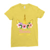 Unicorn Ladies Fitted T-Shirt