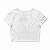 palm tree Crop Top