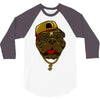 dog hip hop style 3/4 Sleeve Shirt
