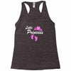little princess gender reveal game Racerback Tank