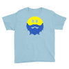 bearded smiley face Youth Tee