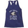 MY NECK MY BACK MY ANXIETY ATTACK Racerback Tank