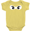 ninja mask eyes martial arts novelty Baby Onesie