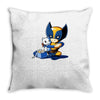 the purrfect gift Throw Pillow