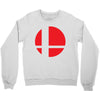 smash bros tribute unisex vinyl Crewneck Sweatshirt