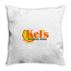 kel's orange soda Throw Pillow