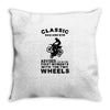 clasisic dad and son Throw Pillow