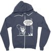 im so old i cant remember where my nuts are Zipper Hoodie