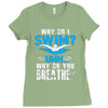 why do i swim why do you breath Ladies Fitted T-Shirt