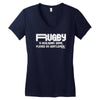 rugby a hooligans gentlemen Women's V-Neck T-Shirt