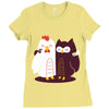 breakfast friends forever Ladies Fitted T-Shirt