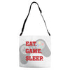 Eat Game Sleep Adjustable Strap Totes