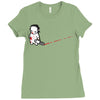 sad psycho Ladies Fitted T-Shirt