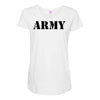 army Maternity Scoop Neck T-shirt