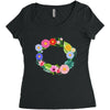 personalize baby name bodysuit Women's Triblend Scoop T-shirt