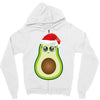 santa avocado Zipper Hoodie