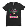 awesome glass of 2018 Ladies Fitted T-Shirt