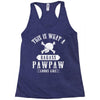 This Is What A Bad Ass Pawpaw Looks Like Racerback Tank