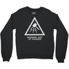 warning god of thunder Crewneck Sweatshirt